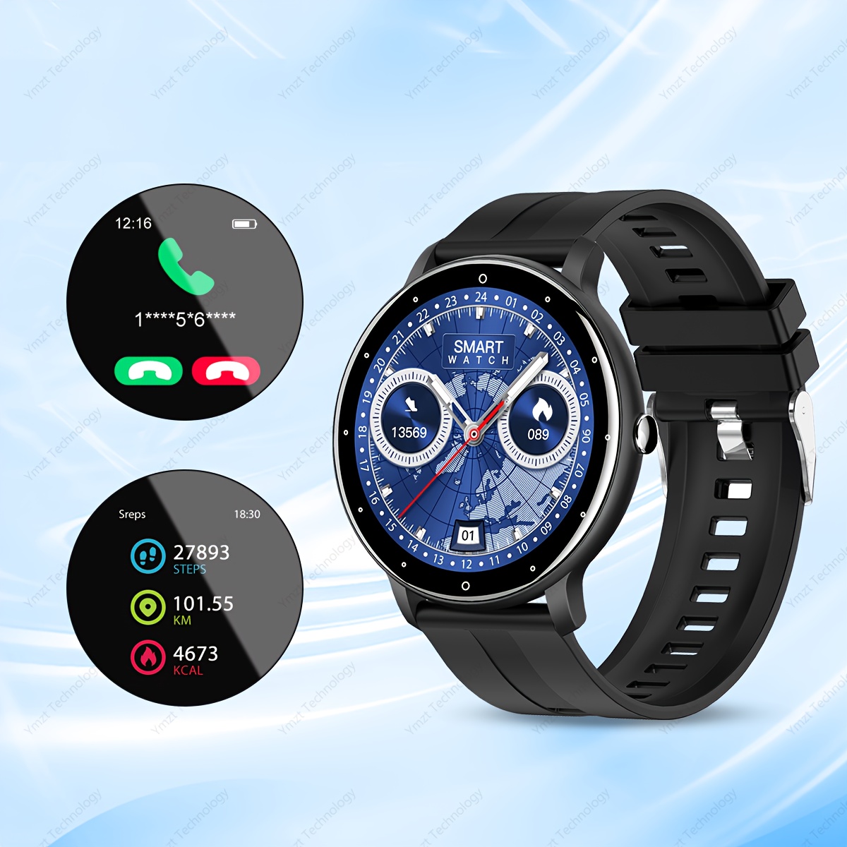 Smartwatch Watches That Connect To Iphone - 뉴 디파트먼트 2025 스마트워치 | 풀스크린