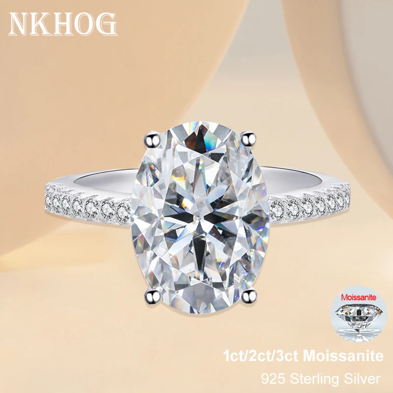 Vs Smartwatch - NKHOG 1ct 2ct 3ct 타원형 Moissanite