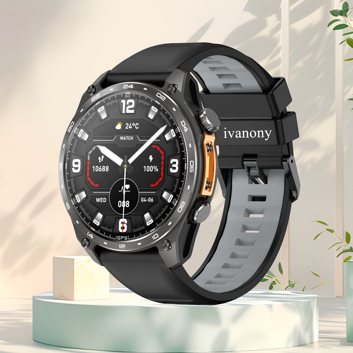 Smartwatch Watch Whatsapp - 3ATM 방수 스포츠 스마트워치, 와츠앱 메시지