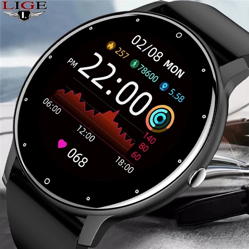 Watch Smartwatch Android - LIGE 2026 새로운 스마트워치 남성용 풀