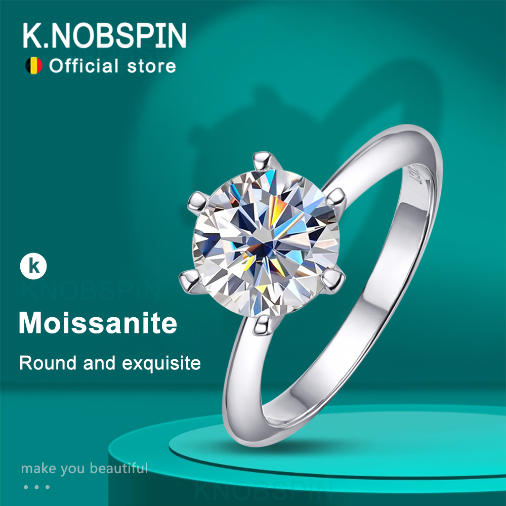 Vs Smartwatch - KNOBSPIN D VVS 여성용 Moissanite 반지