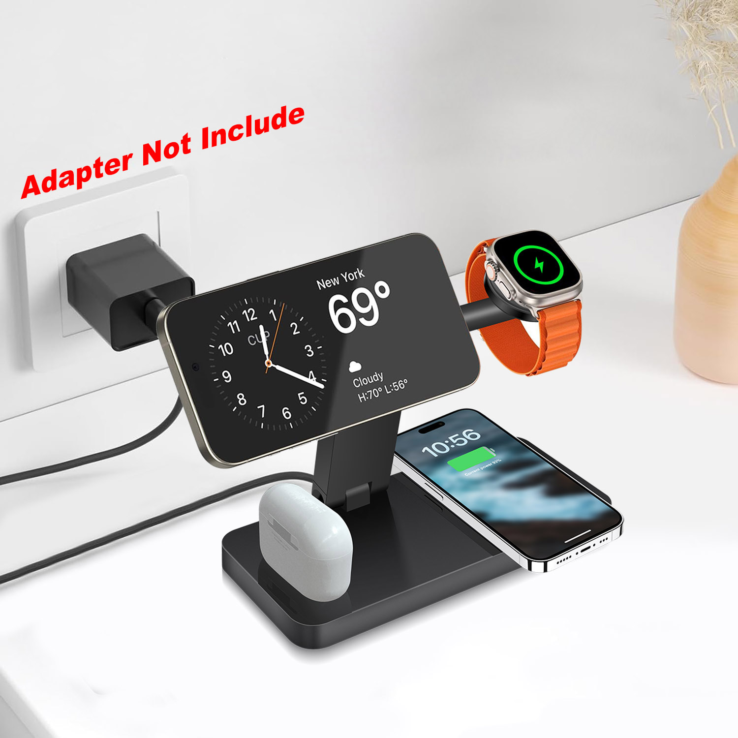 Smartwatch Apple Watch - 아이폰 17/16/15/14/13 프로 맥스용 4 in