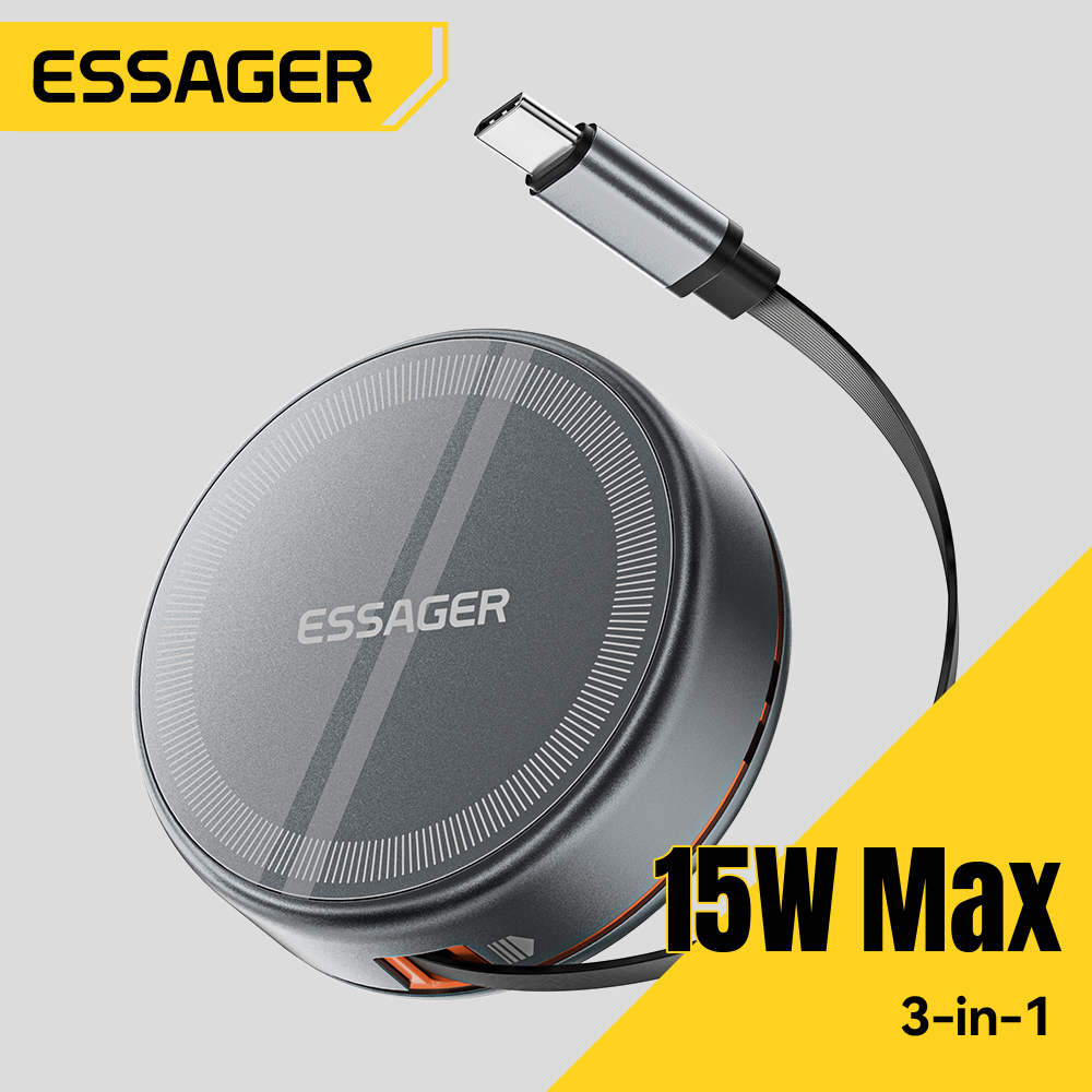 Smartwatch Apple Watch - Essager 15W 3 in 1 마그네틱
