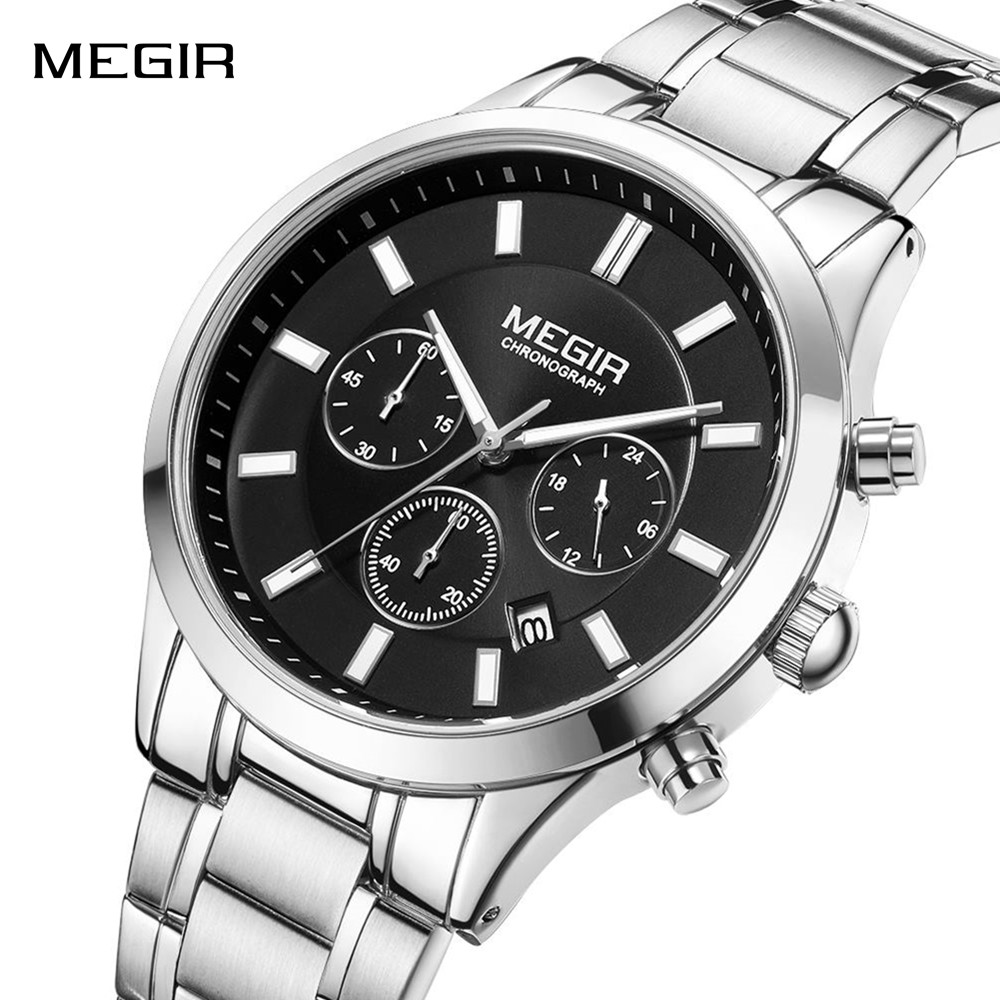 Smartwatch Watches Brands For Men - MEGIR 브랜드 패션 남성용 스포츠 쿼츠