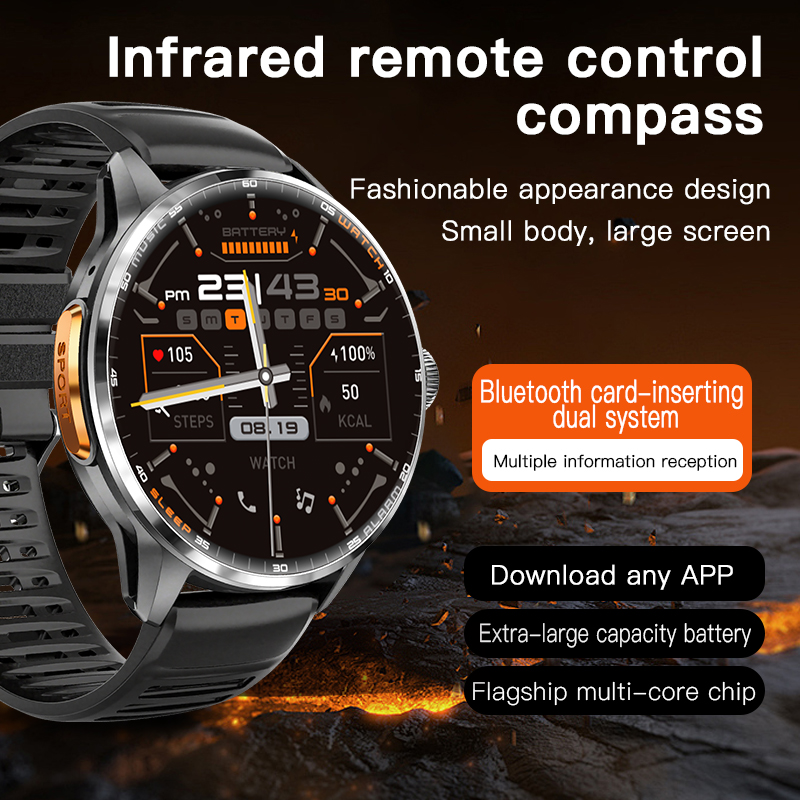 Smartwatch Watch Whatsapp - H100 스마트워치 1.8인치 AMOLED 대형 화면
