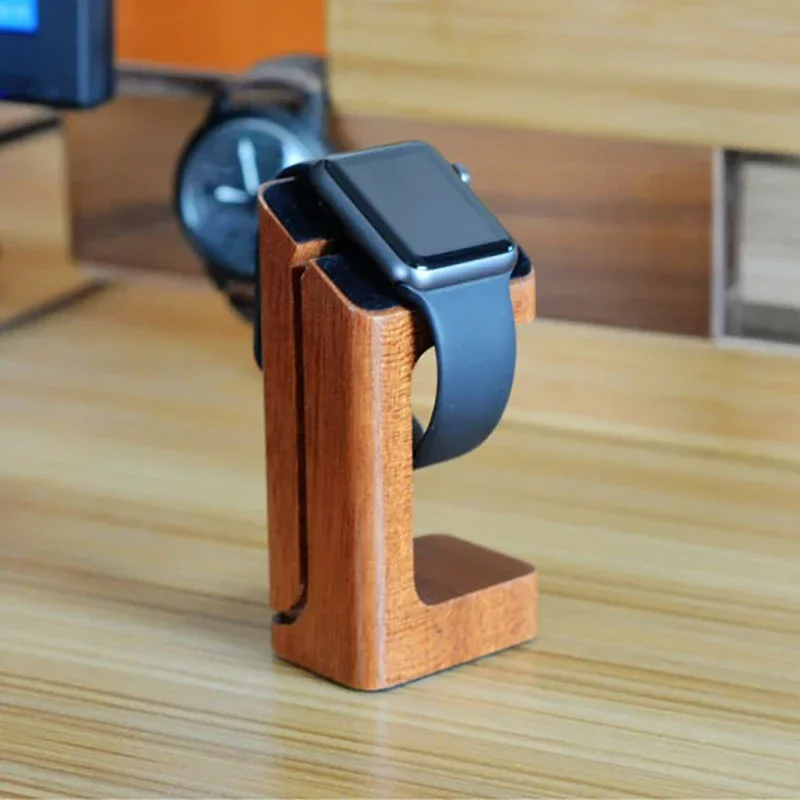 나무 애플 워치 충전기 스탠드, 스마트 워치 데스크탑  - Smartwatch Apple Watch 리뷰 및 가격
