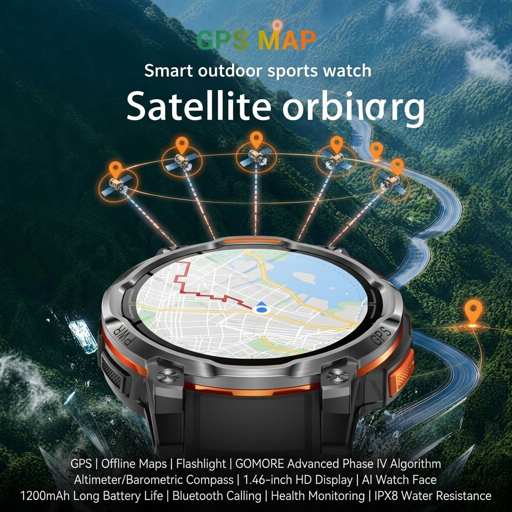 2026년형 새로운 울트라 GPS 스마트워치, 오프라인 - Smartwatch Watch Whatsapp 리뷰 및 가격