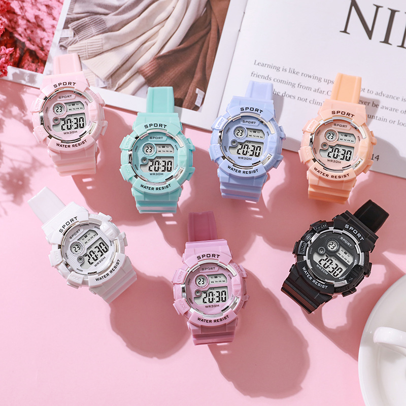 패션 키즈 시계 빛나는 방수 스포츠 디지털 시계 알람  - Smartwatch Watches For Boys 리뷰 및 가격