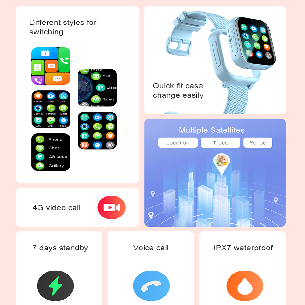 스마트워치 키즈 4G GPS WIFI 영상통화 SOS  - Smartwatch Watches For Boys 리뷰 및 가격