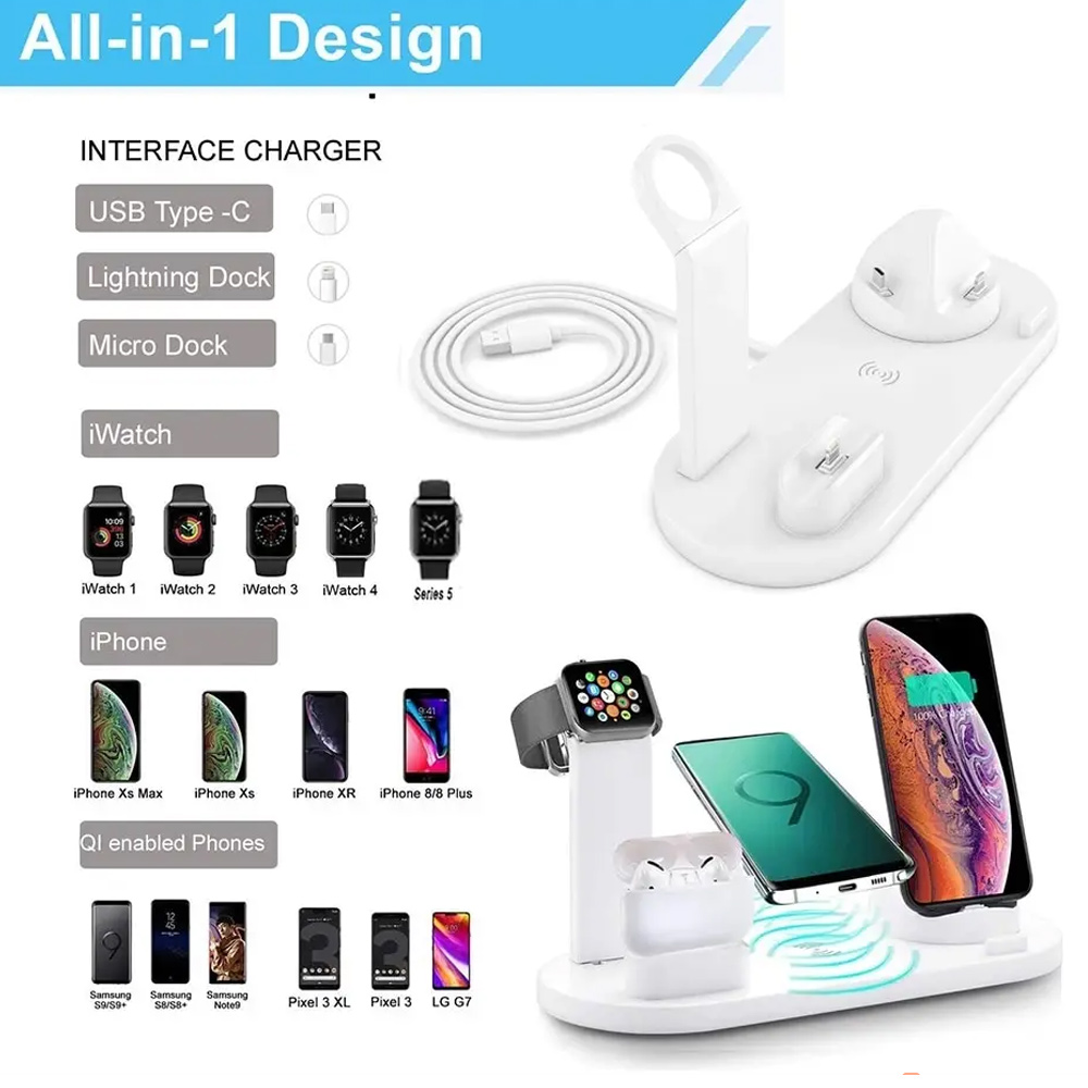 30W 7 in 1 무선 충전 스탠드 패드 (아이폰 1 - Smartwatch Apple Watch 리뷰 및 가격