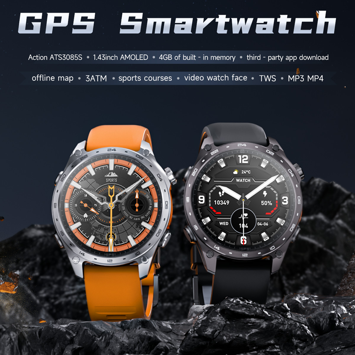 3ATM 방수 스포츠 스마트워치, 와츠앱 메시지 응답, - Smartwatch Watch Whatsapp 리뷰 및 가격