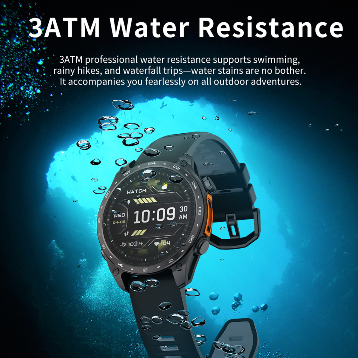 3ATM 방수 스포츠 스마트워치, 와츠앱 메시지 응답, - Smartwatch Watch Whatsapp 리뷰 및 가격