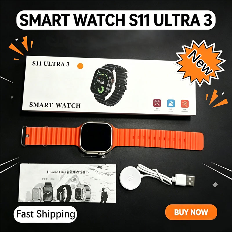 S11 울트라 3 스마트워치 남성용 2.09인치 HD  - Watch Smartwatch Android 리뷰 및 가격