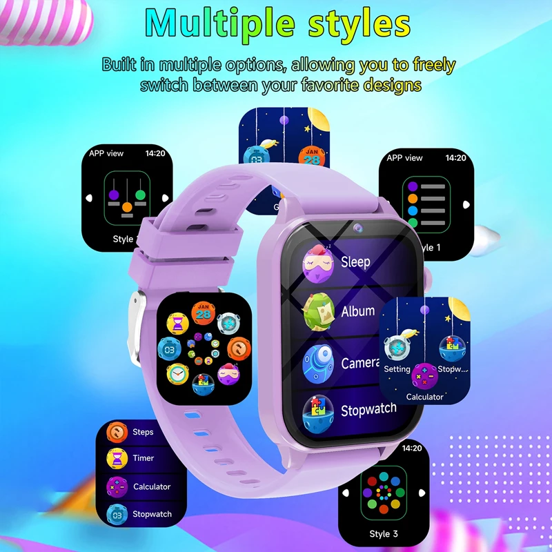 어린이 게임 스마트 시계 손전등 방수 HD 카메라 수면 - Smartwatch Watches For Boys 리뷰 및 가격