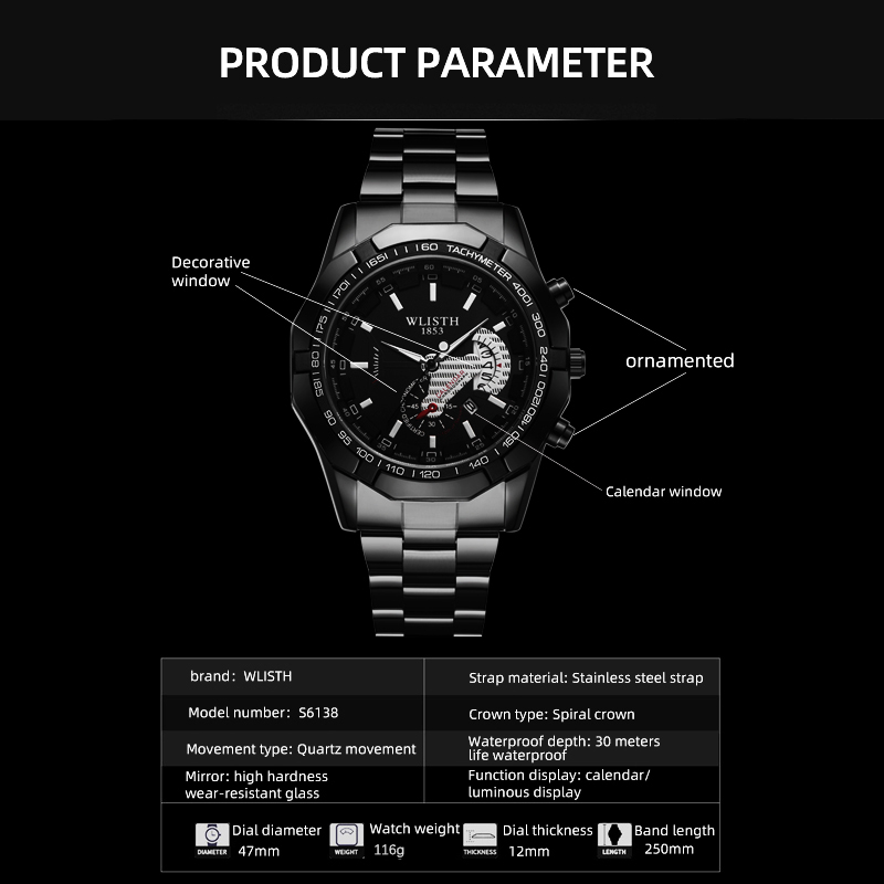 럭셔리 브랜드 남자 시계 방수 빛나는 날짜 스포츠 남자 - Smartwatch Sports Watches For Men 리뷰 및 가격