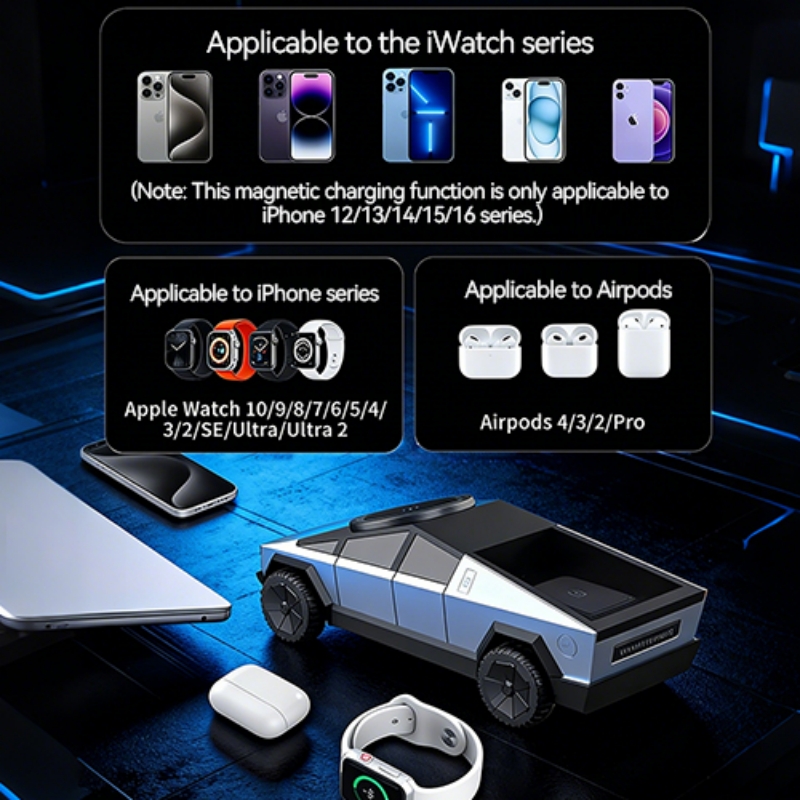 데스크탑 스탠드 3-in-1 사이버독 무선 충전 스테이 - Smartwatch Apple Watch 리뷰 및 가격