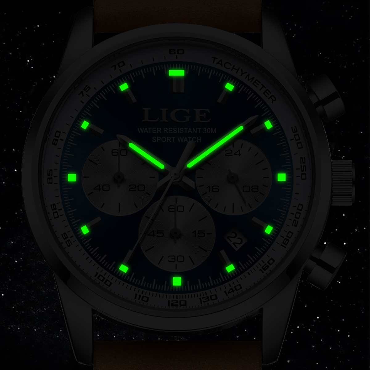LIGE 최고 브랜드 남성용 쿼츠 시계 방수 발광 크로 - Smartwatch Watches Brands For Men 리뷰 및 가격