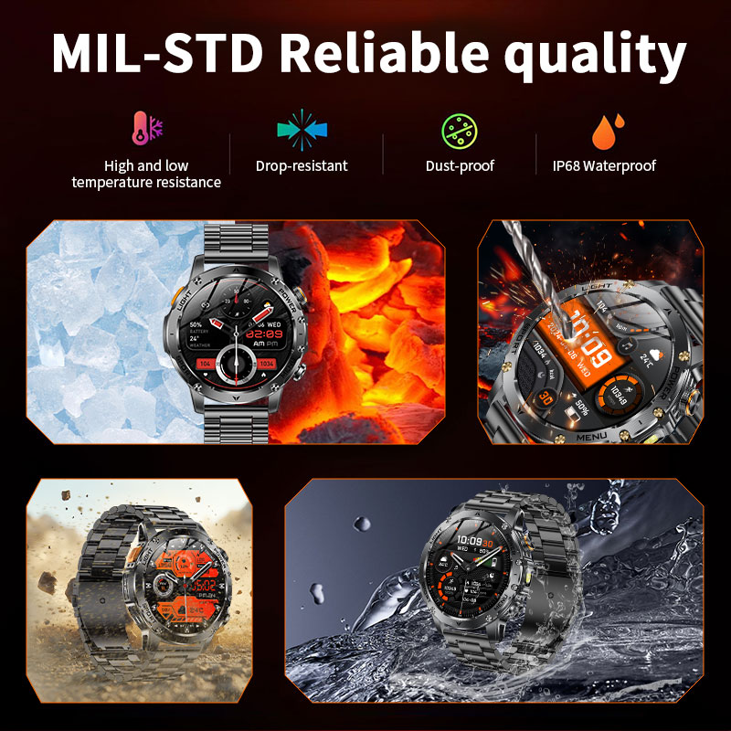 새로운 1000mAh 배터리 스마트 시계 남성용 LED - Smartwatch Running Watches For Men 리뷰 및 가격