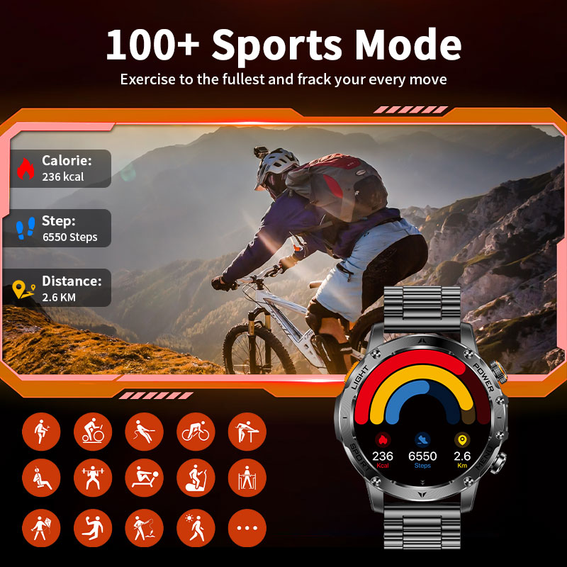 새로운 1000mAh 배터리 스마트 시계 남성용 LED - Smartwatch Running Watches For Men 리뷰 및 가격