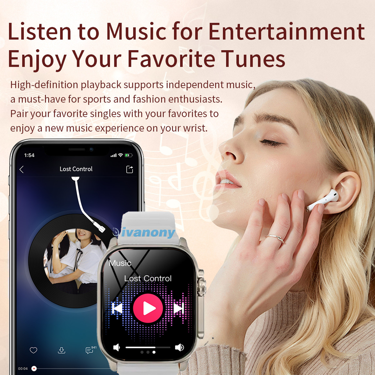 오리지널 아몰레드 스마트워치 H26 울트라 플러스 1G - Smartwatch Watch Whatsapp 리뷰 및 가격