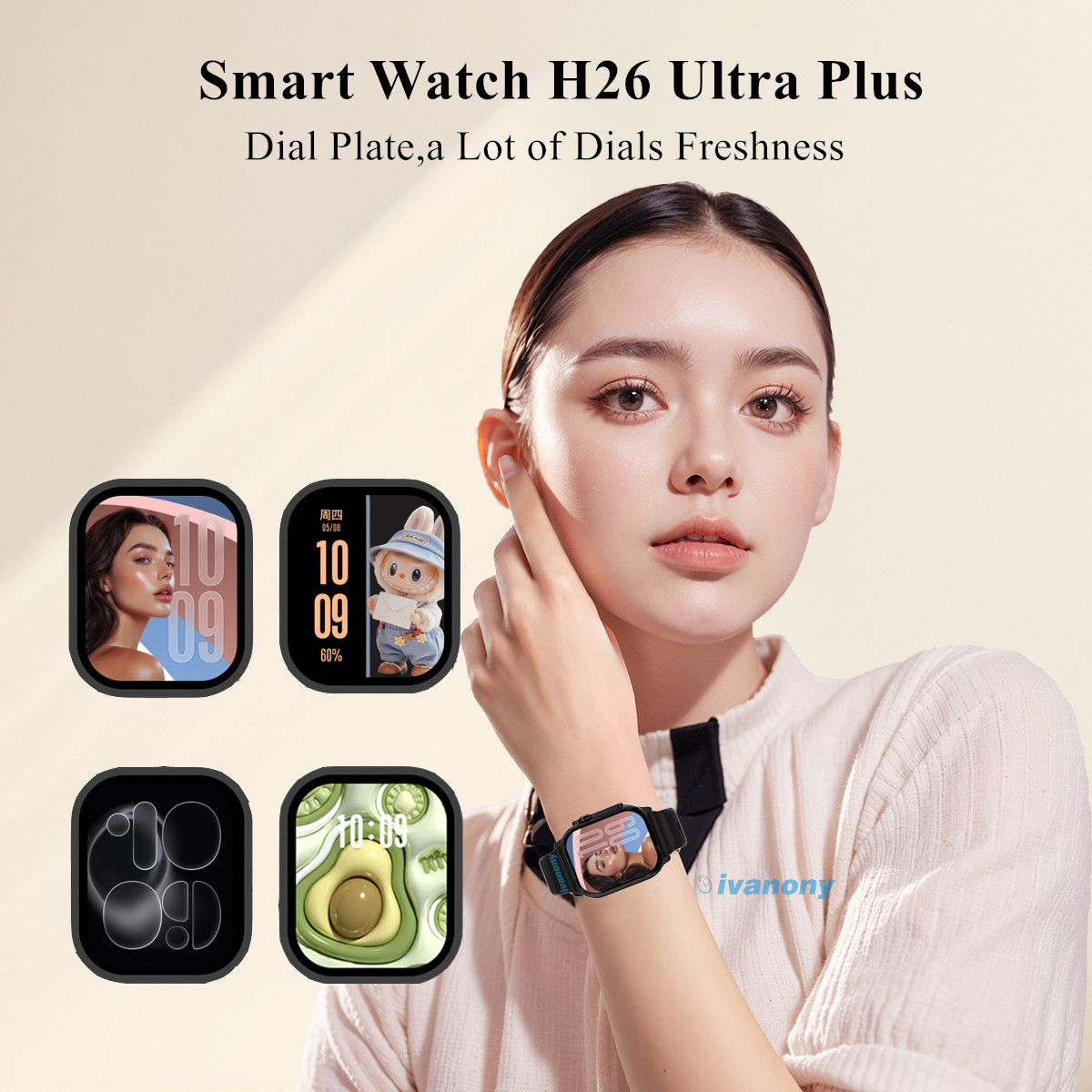 오리지널 아몰레드 스마트워치 H26 울트라 플러스 1G - Smartwatch Watch Whatsapp 리뷰 및 가격