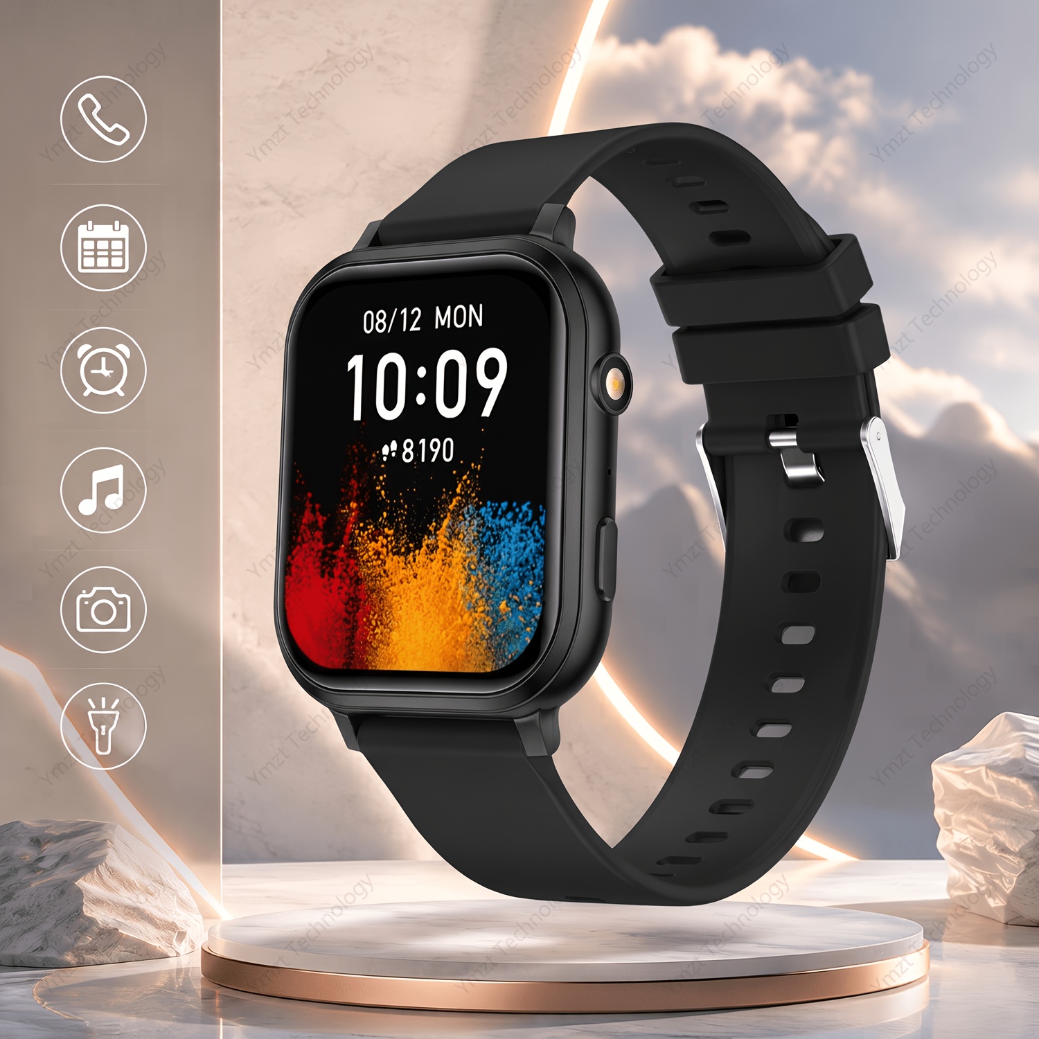 2026: 풀스크린 터치 스마트 스포츠 시계(플래시라이 - Smartwatch Watches That Connect To Iphone 리뷰 및 가격