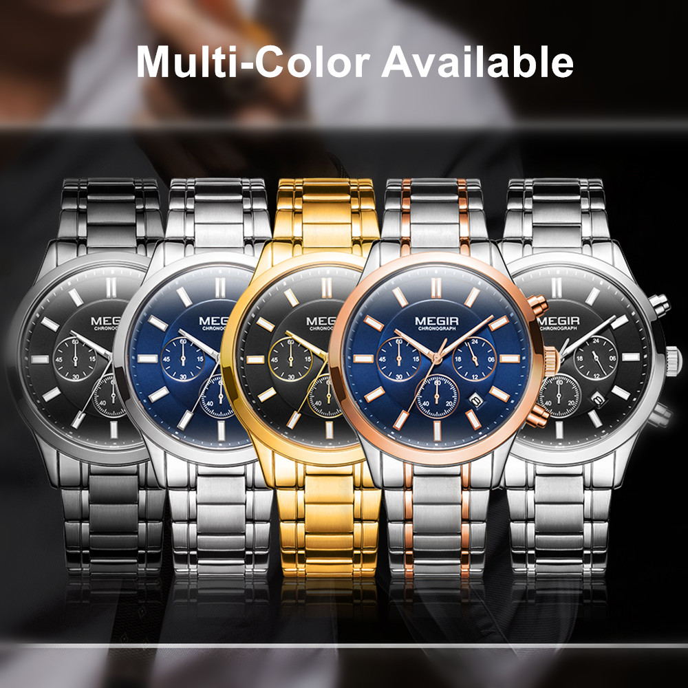 MEGIR 브랜드 패션 남성용 스포츠 쿼츠 시계 크로노 - Smartwatch Watches Brands For Men 리뷰 및 가격