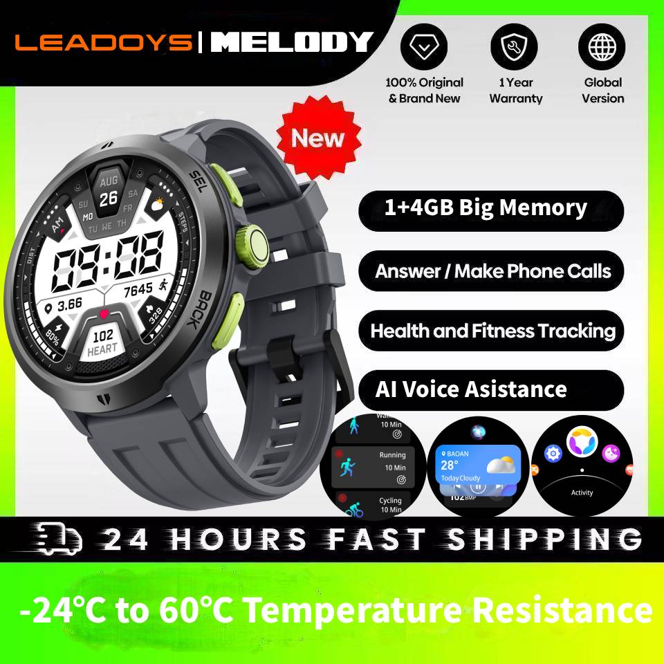 LEADOYS C33 스마트 워치 대용량 메모리 MP3 - Smartwatch Running Watches For Men 리뷰 및 가격