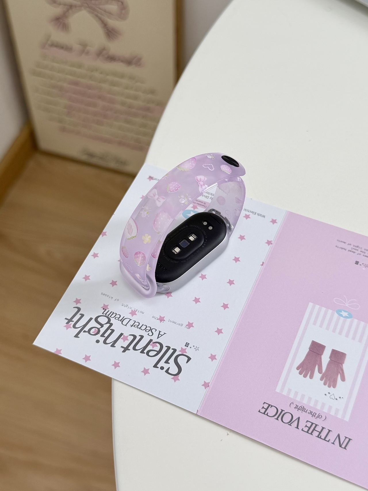 슈퍼 귀여운 딸기 리본 프린트 TPU 스트랩 샤오미 밴 - Watch Smartwatch Android 리뷰 및 가격