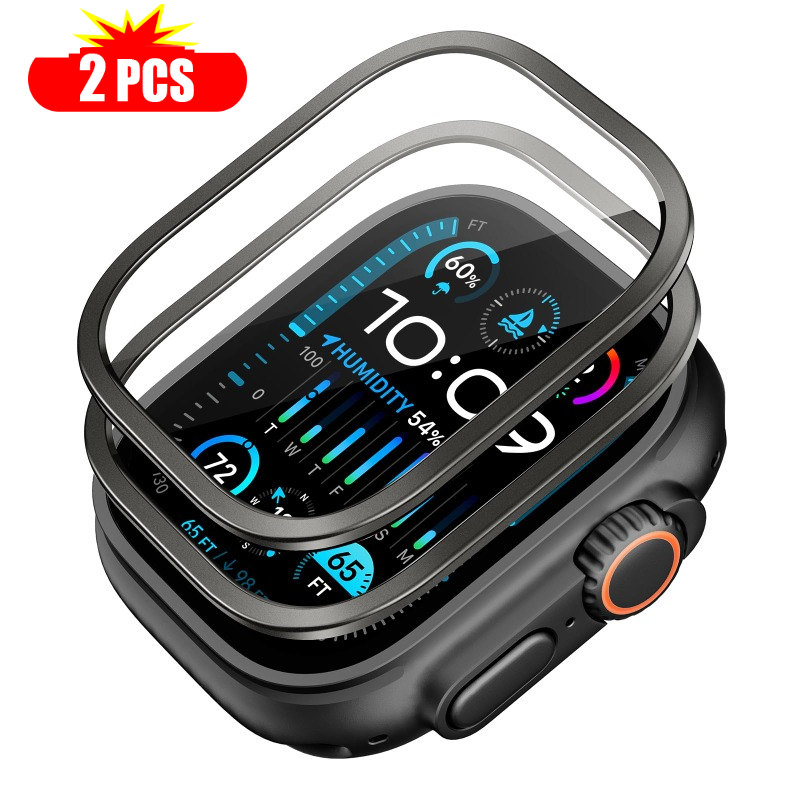 Apple Watch 용 2pcs 강화 유리 울트라 4 - Smartwatch Watches For Men 리뷰 및 가격